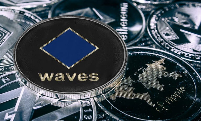 تصویری از ارز دیجیتال ویوز WAVES چیست