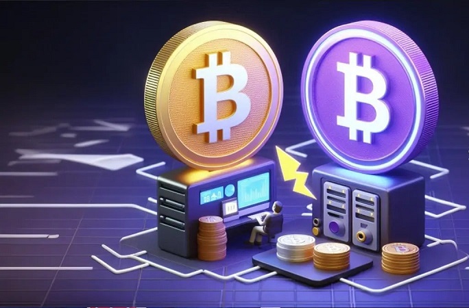 تصویری از ایا شبکه BTC با شبکه لایتنینگ بیت کوین یکی است؟