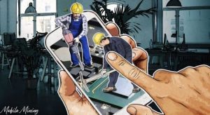 خطرات ماینینگ با موبایل