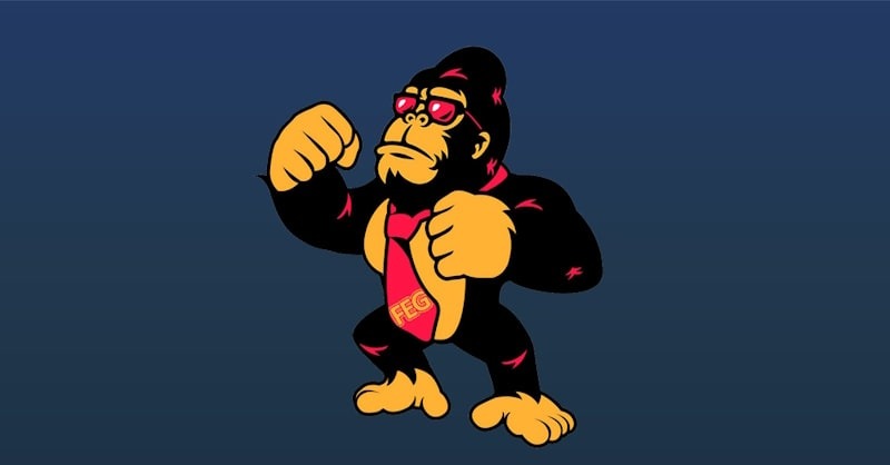 گوریل FEG با کراوات ارز FEG